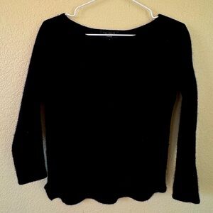 CASHMERE CHARTER CLUB Luxury Black Sweater - Size S